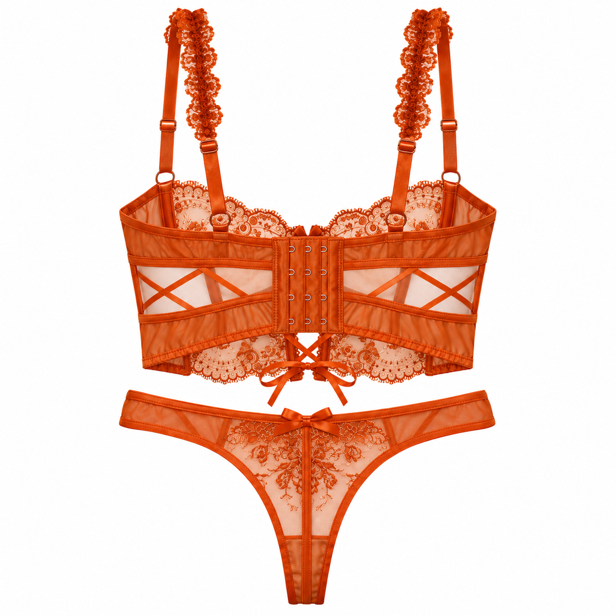 Autumn Bloom Corset Set