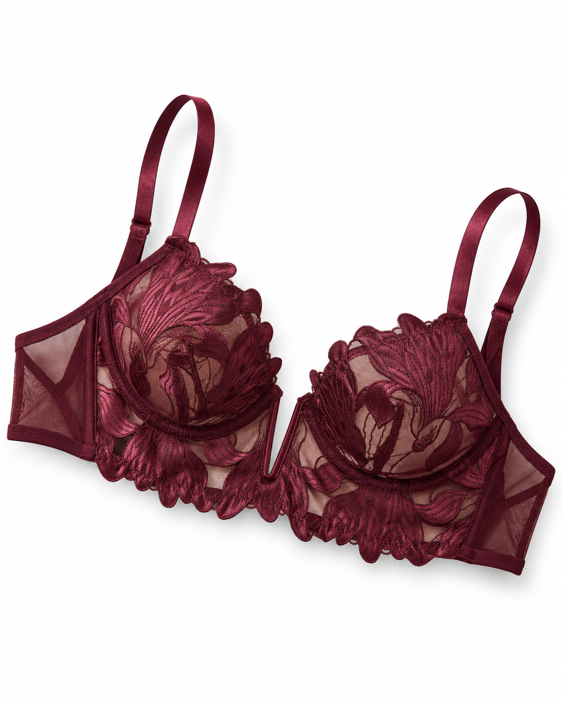 Midnight Bloom Lace Set
