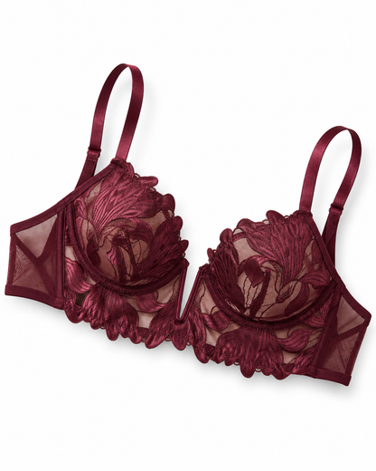 Midnight Bloom Lace Set
