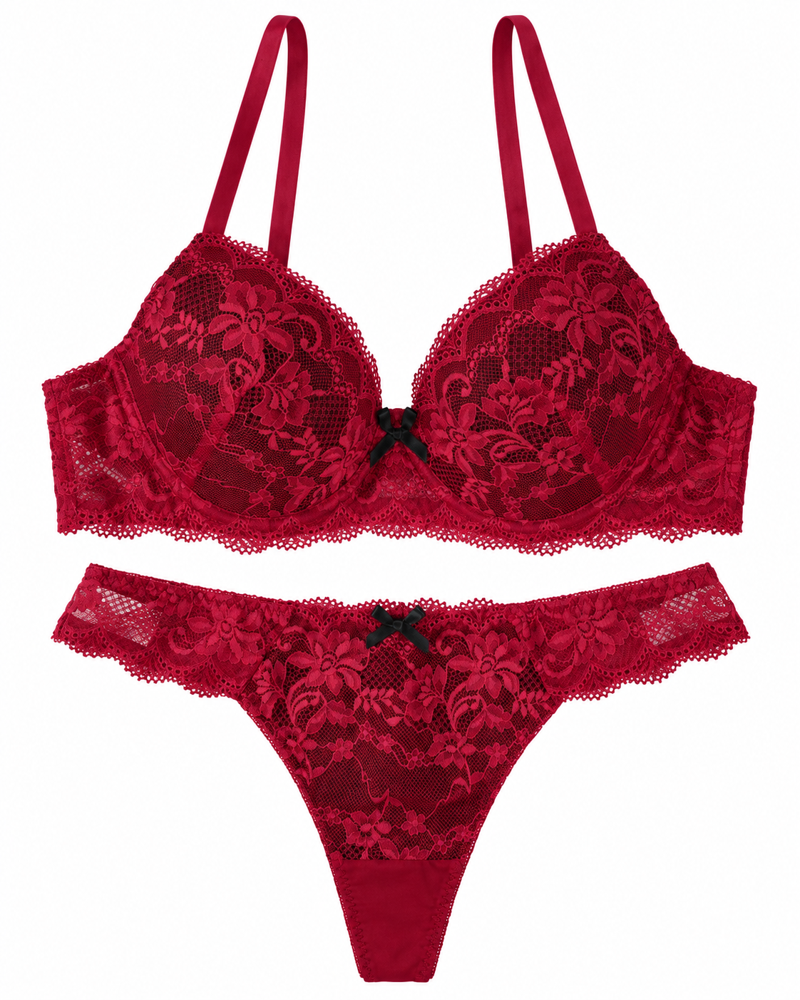 Scarlet Lace Set
