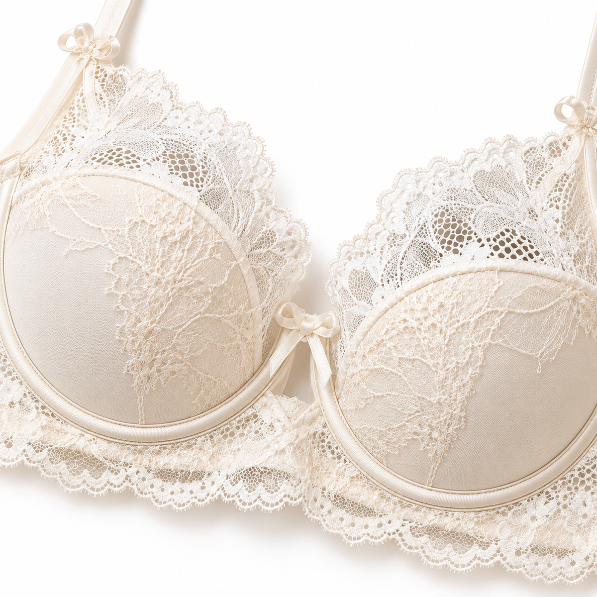 Bridal Lace Underwire Bra & Panty Set