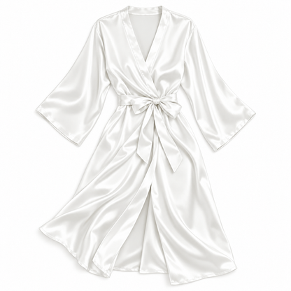 Bridal Morning Satin Robe