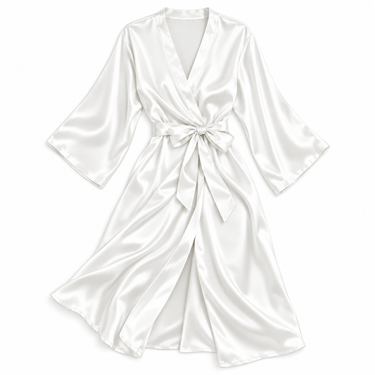 Bridal Morning Satin Robe