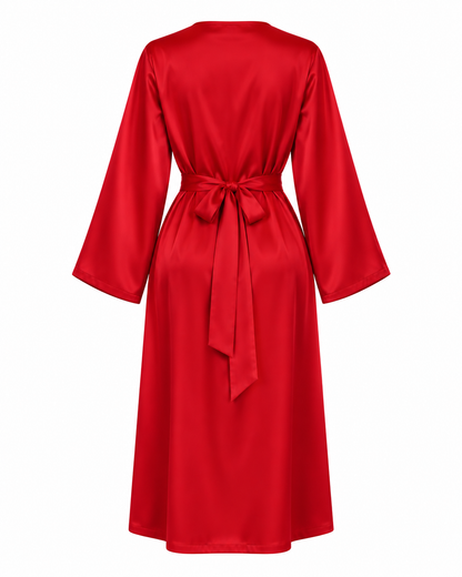 The Demi Satin Robe