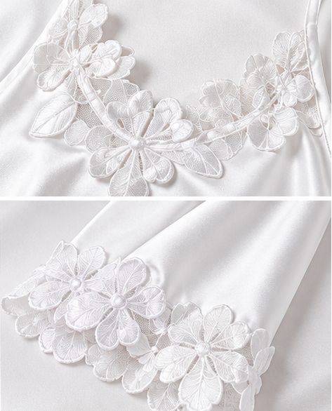 Bride Lace Lounge Three-Piece Set