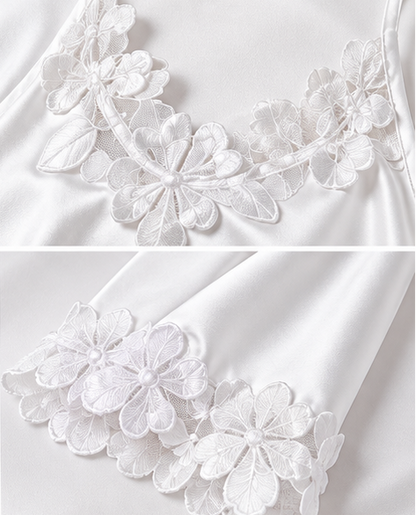 Bride Lace Lounge Three-Piece Set