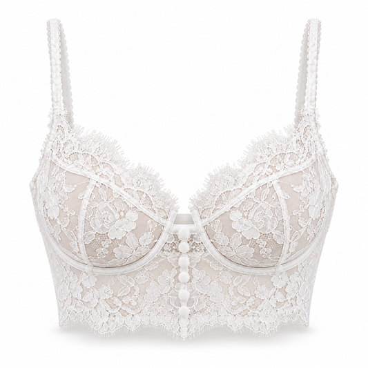 Bridal Lace Longline Bra