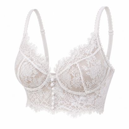 Bridal Lace Longline Bra
