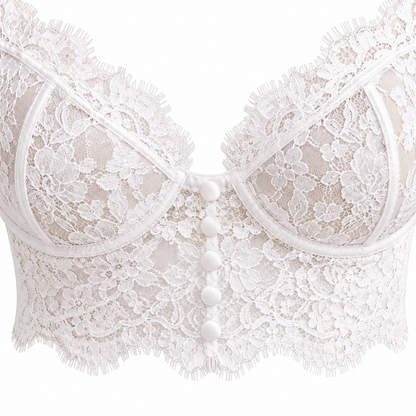 Bridal Lace Longline Bra