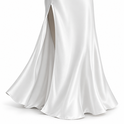 Bridal Satin Side-Slit Slip