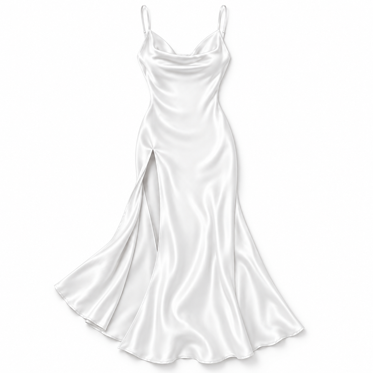 Bridal Satin Side-Slit Slip