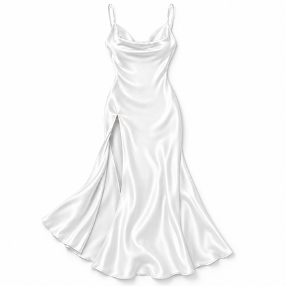 Bridal Satin Side-Slit Slip