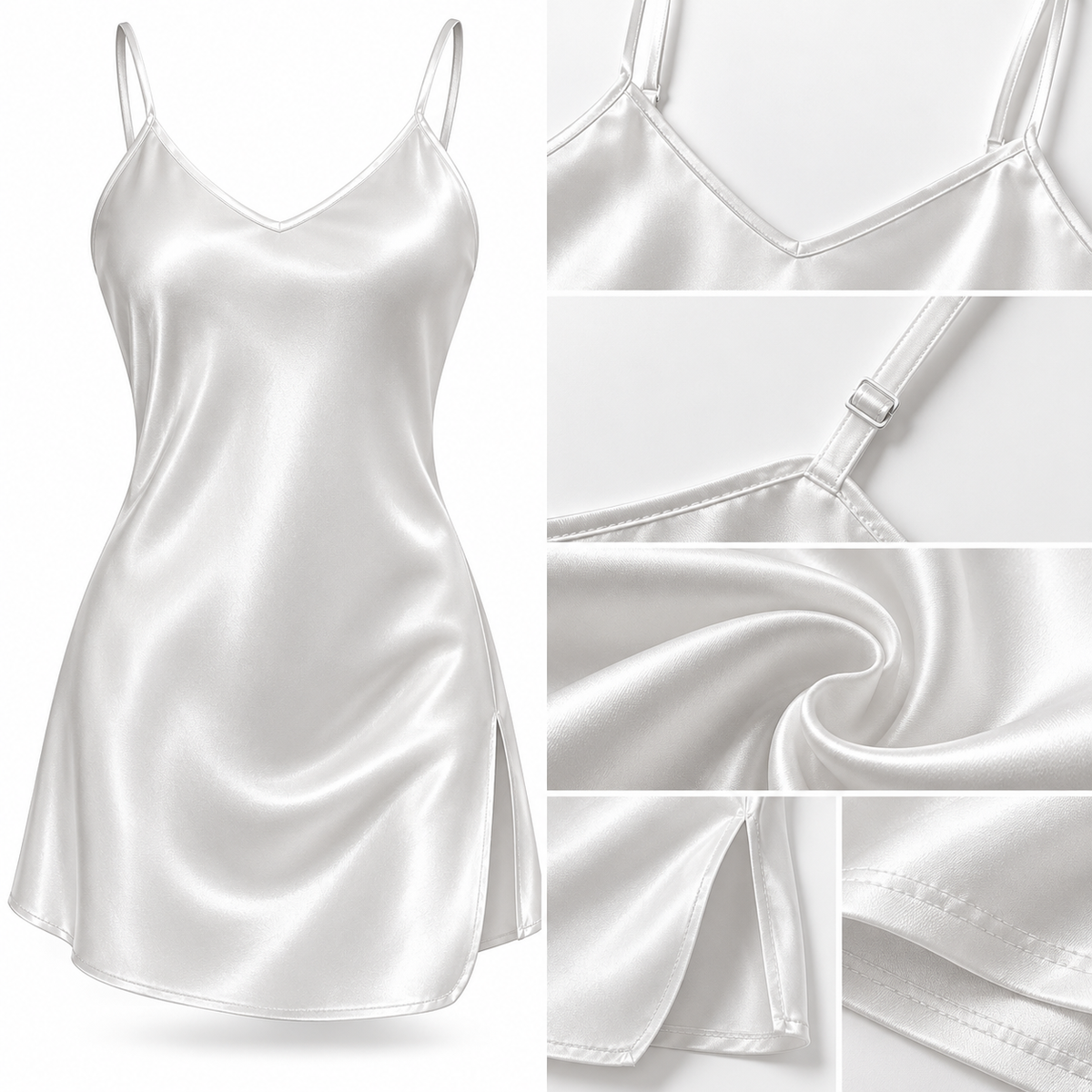 Bridal Satin Mini Slip