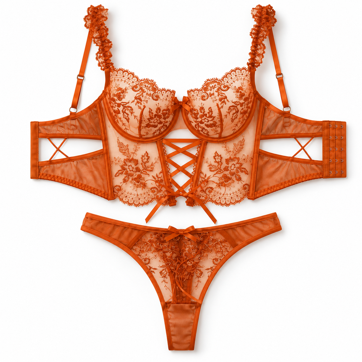 Autumn Bloom Corset Set