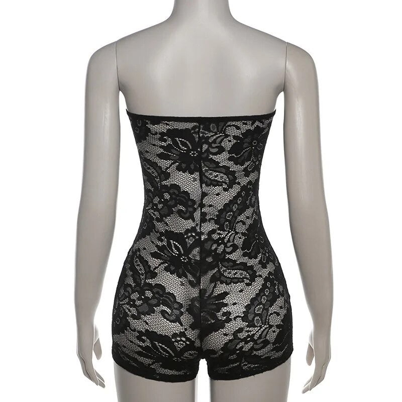 Short Lace Romper