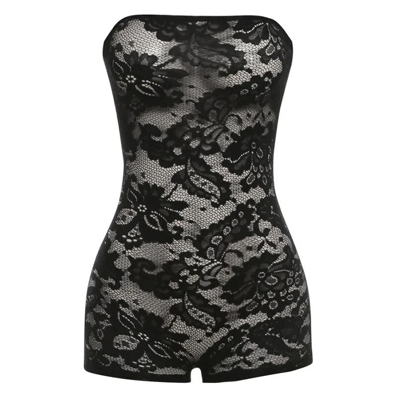 Short Lace Romper