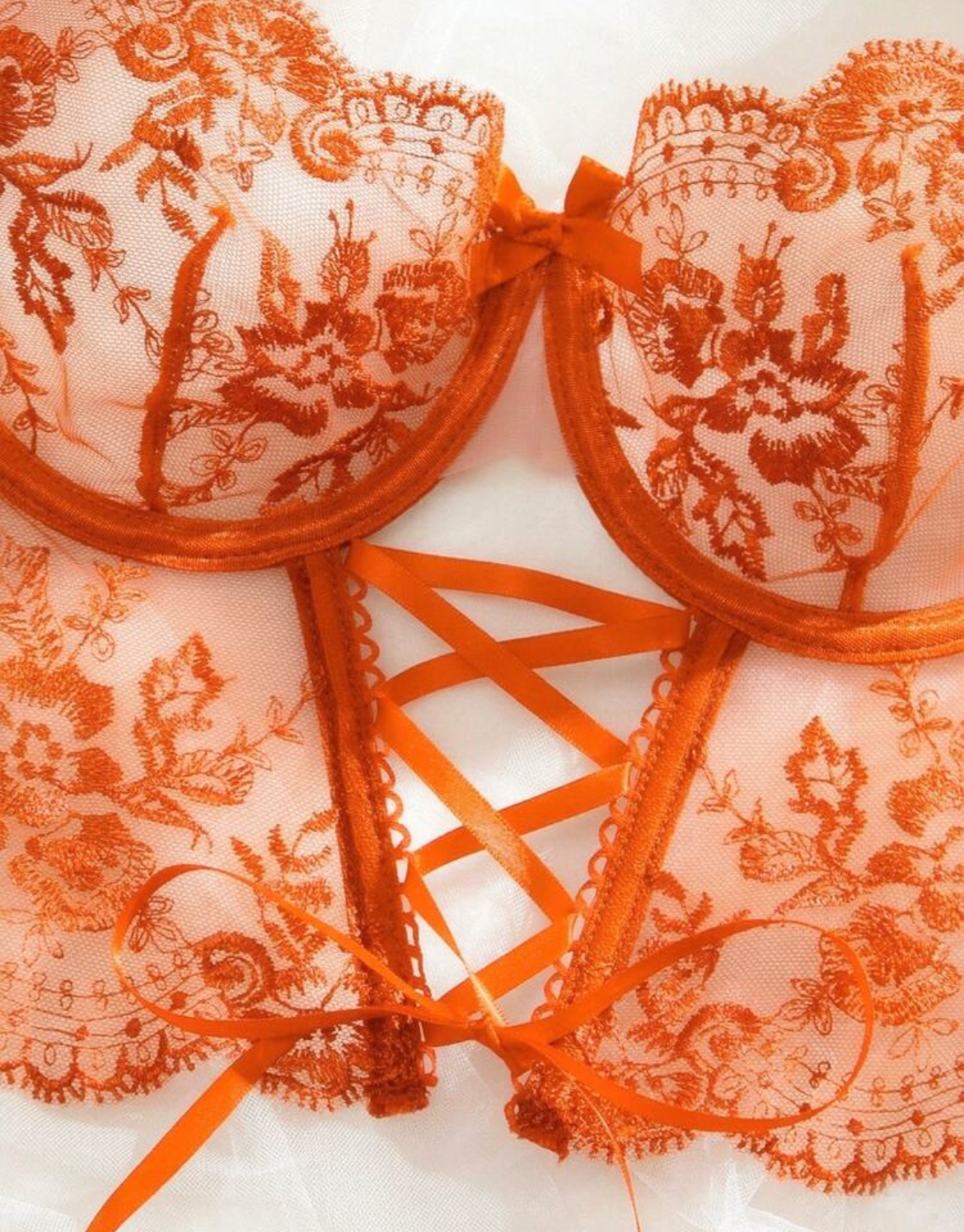 Autumn Bloom Corset Set