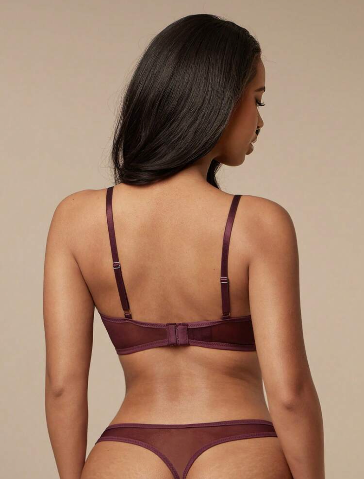 Midnight Bloom Lace Set