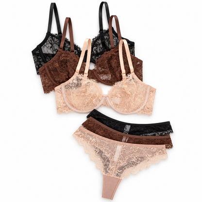 The Essential Lace 3-Piece Set