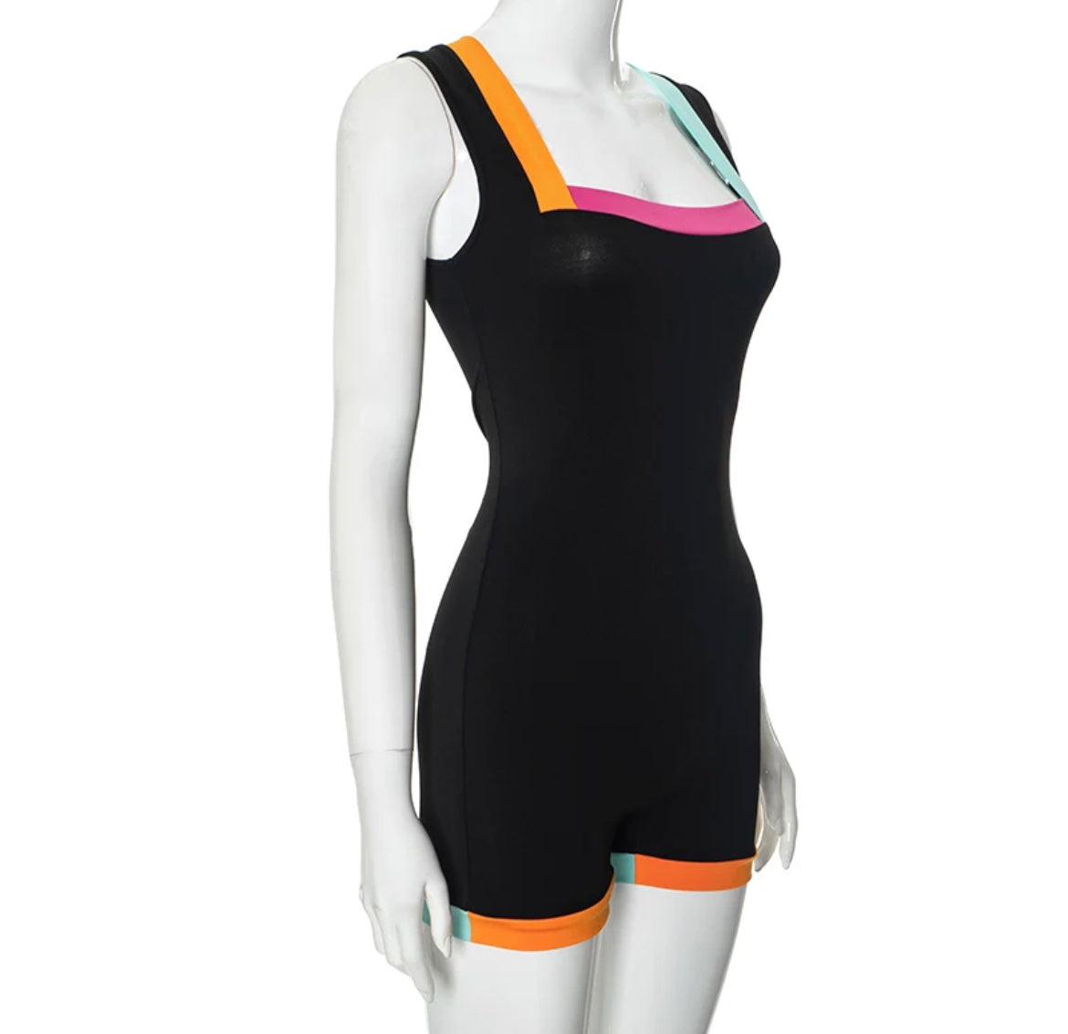 Color Block Romper