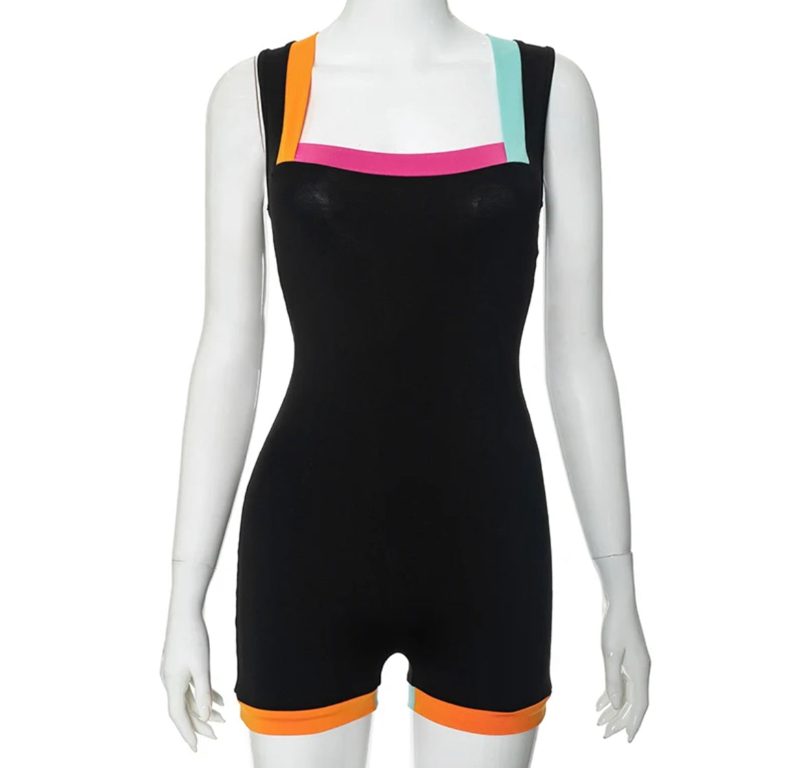 Color Block Romper